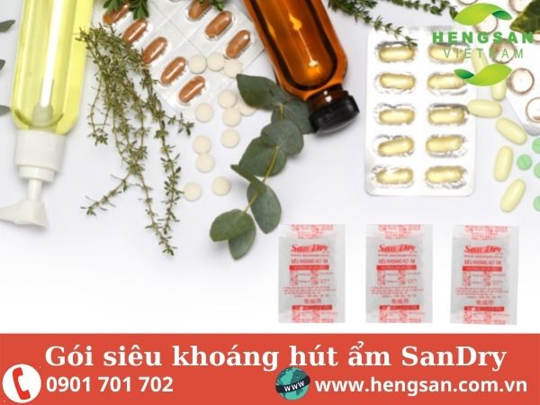 Gói hút ẩm bảo quản dược phẩm - SanDry - Công Ty TNHH Hengsan Việt Nam